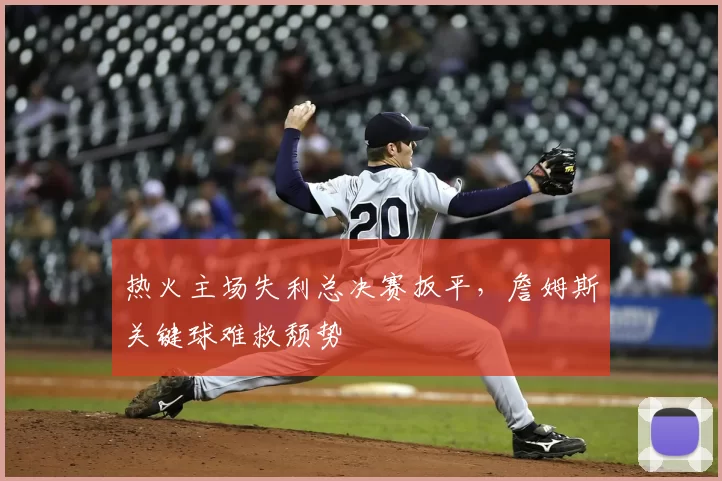 热火主场失利总决赛扳平,詹姆斯关键球难救颓势