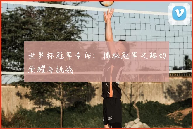 世界杯冠军专访:揭秘冠军之路的荣耀与挑战